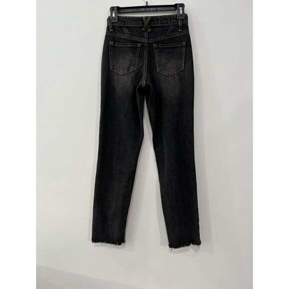 NWT BP. Women's Size 24 Ripped High Waist Ankle Mom Jeans In Vintage Black - Picture 8 of 14